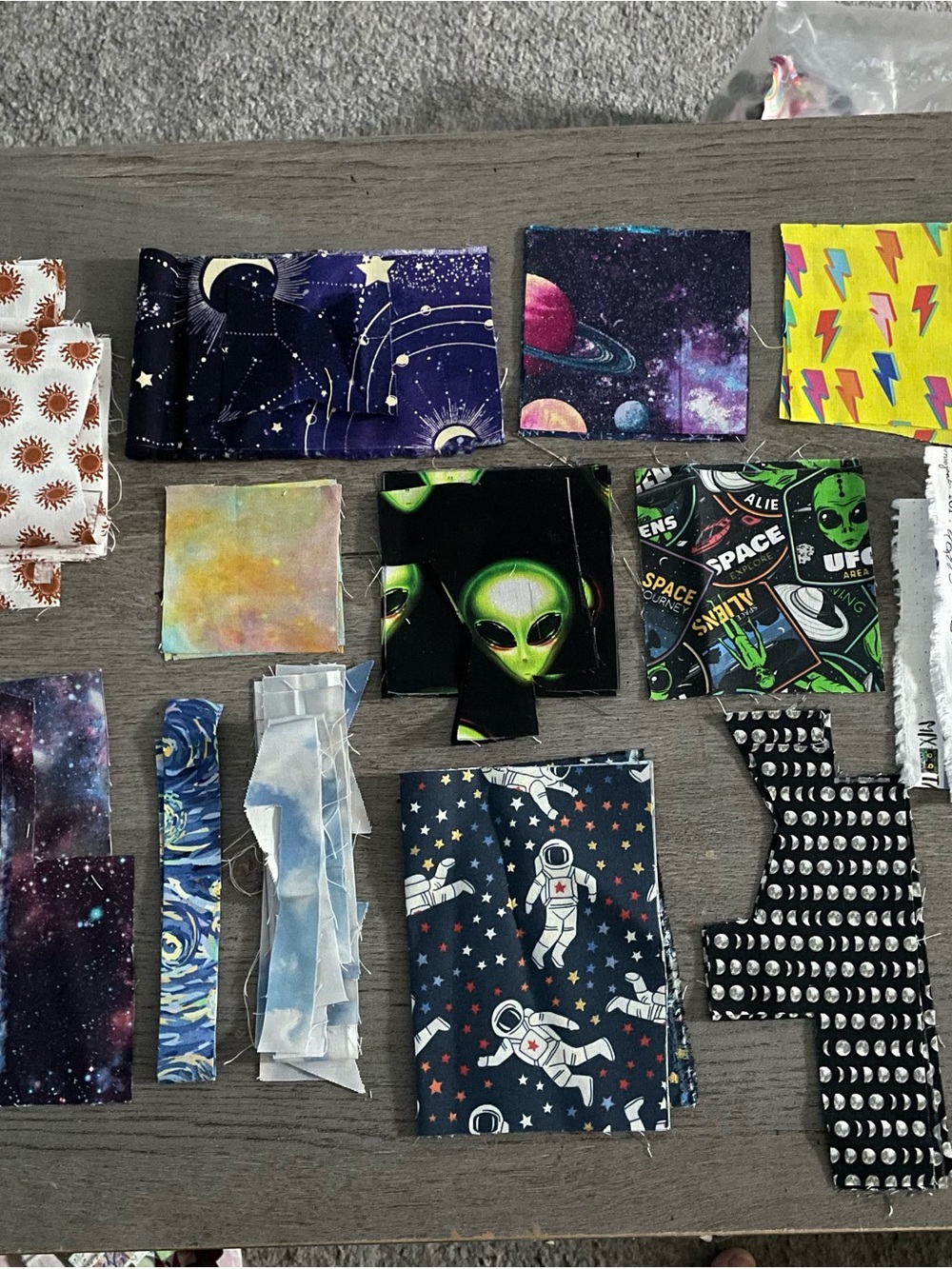 Sky & Space Scrap Fabric Bundle